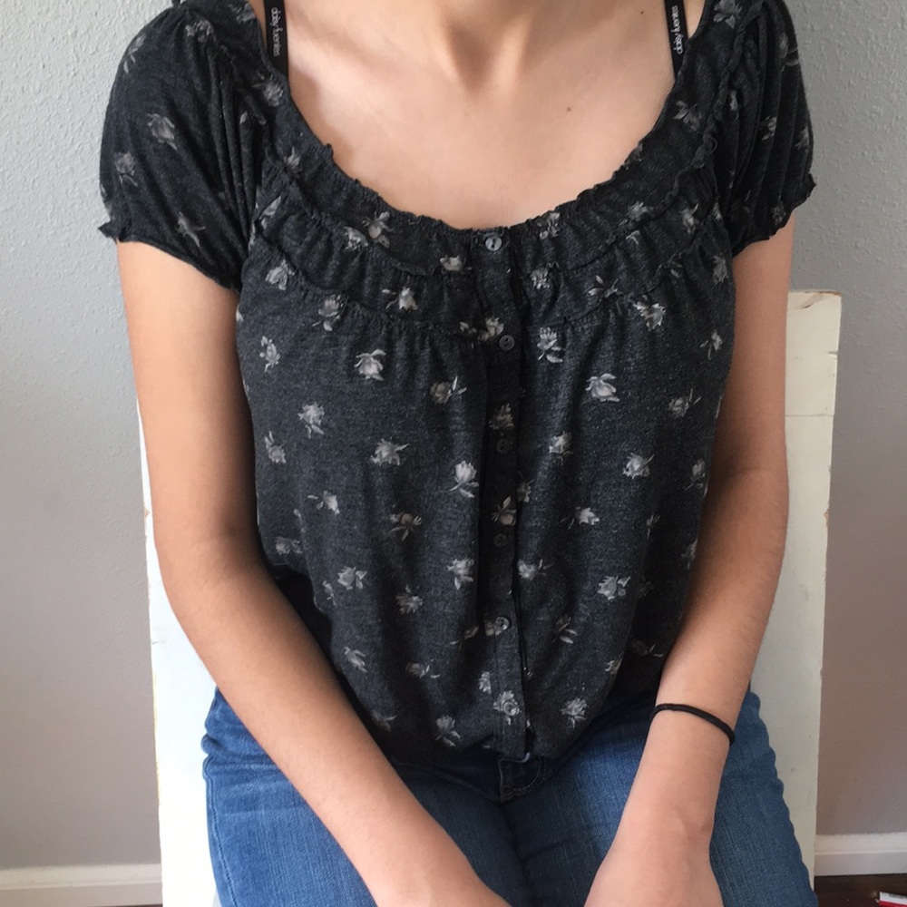 Loose felt Blouse